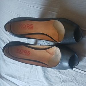 Michael Kors peep-toe heels